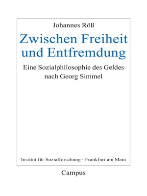 cover image of Zwischen Freiheit und Entfremdung